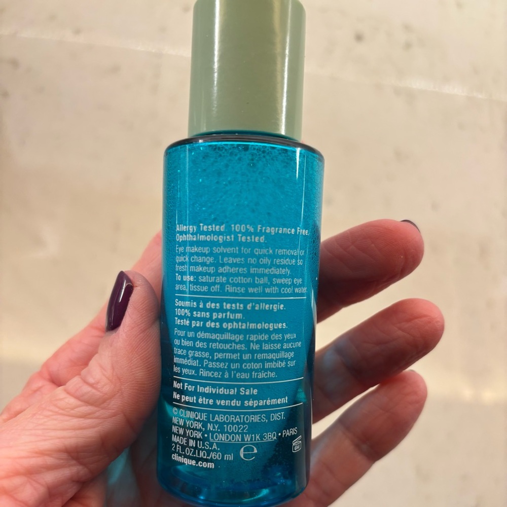 Clinique rinse off eye makeup solvent - two items - 2 oz each - Picture 4 of 6